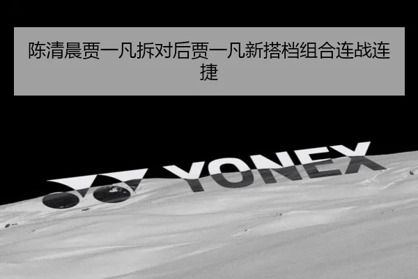 陈清晨贾一凡拆对后贾一凡新搭档组合连战连捷