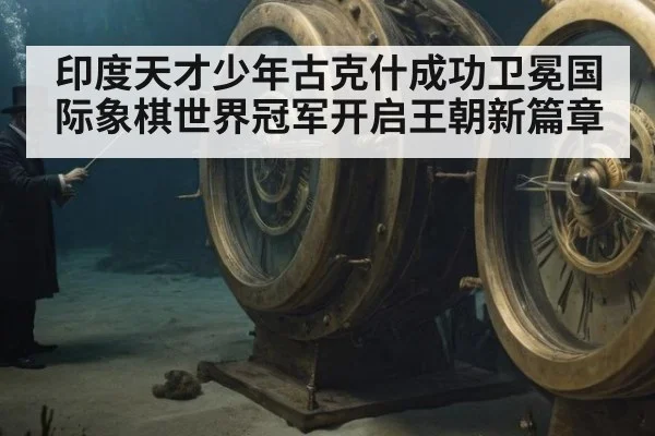 印度天才少年古克什成功卫冕国际象棋世界冠军开启王朝新篇章